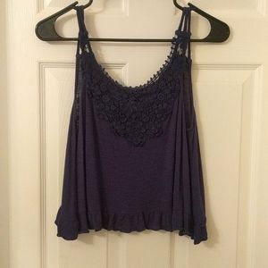 Large Navy Tank Top